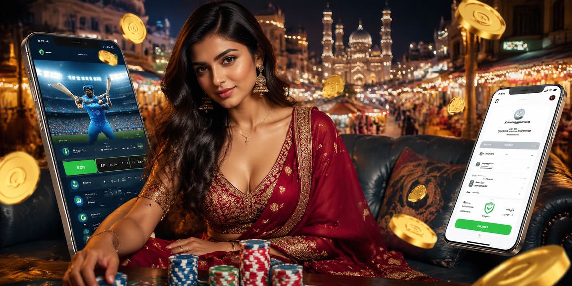 Cricket betting and lottery image showing enthusiastic players in India