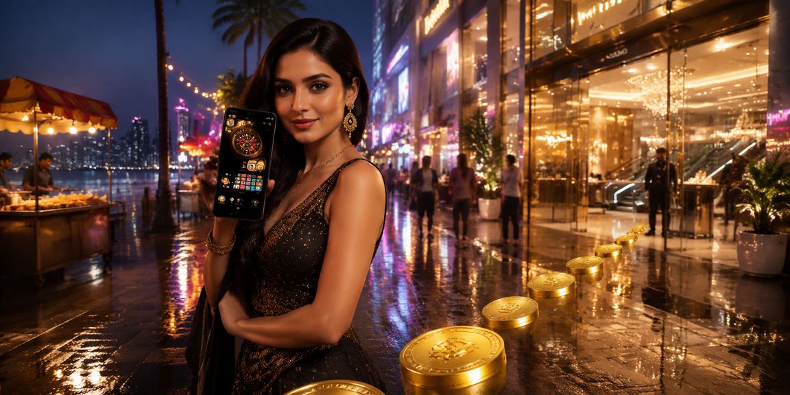 Responsible gaming awareness in Mumbai night market setting